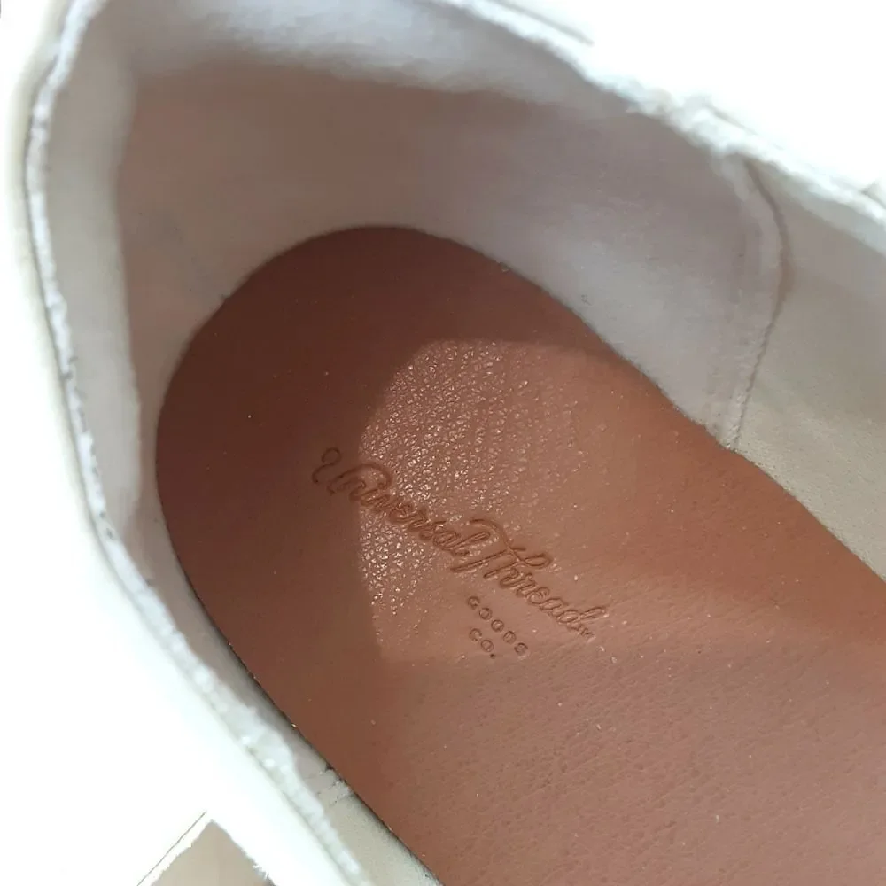Universal Thread Skipper Cream Platform Slip On Espadrille Sz. 10